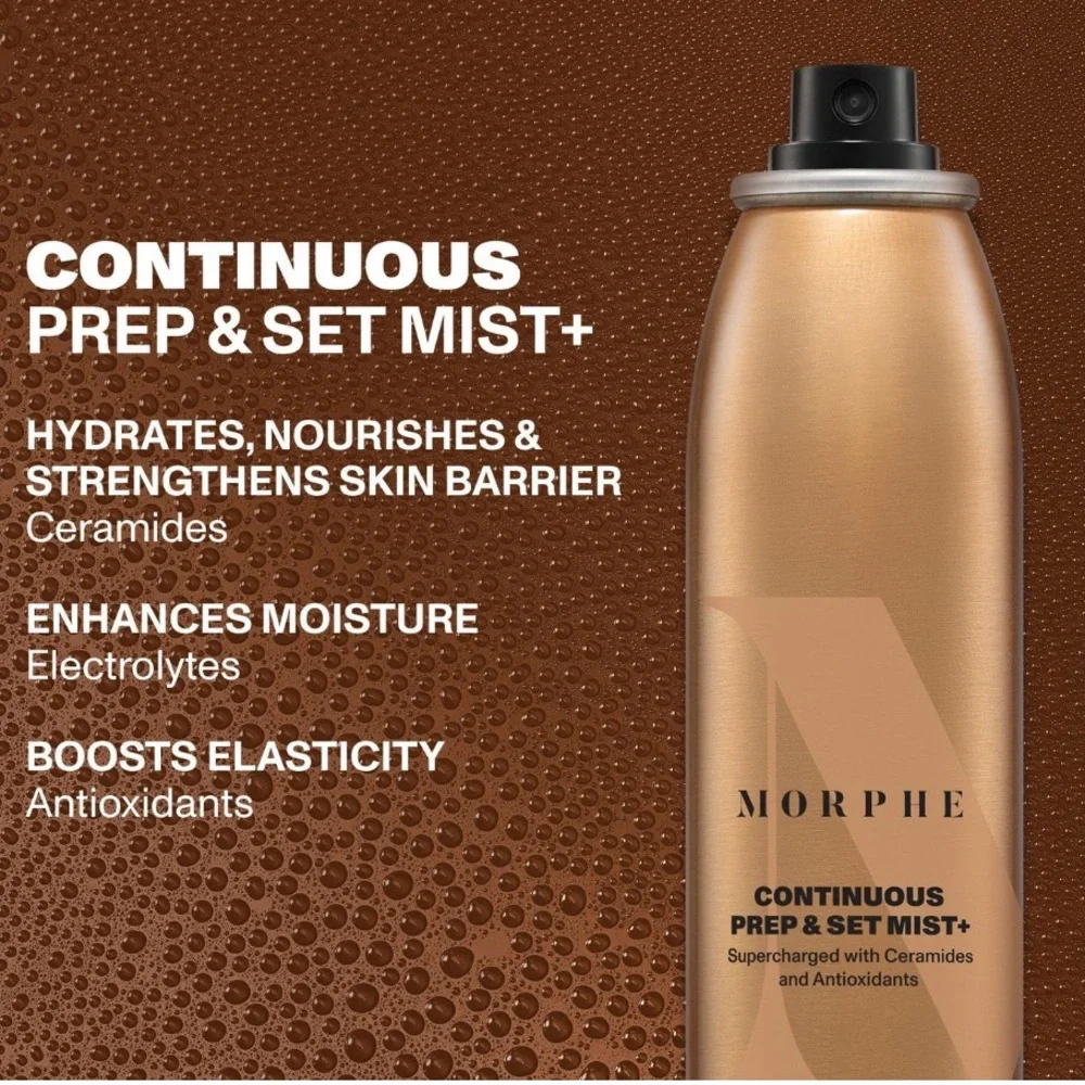 $10❤️‍🔥 LAST 1! Morphe Continuos Prep Set Mist+ Mini NEW Setting Spray